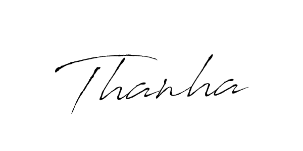 if you are searching for the best signature style for your name Thanha. so please give up your signature search. here we have designed multiple signature styles  using Antro_Vectra. Thanha signature style 6 images and pictures png