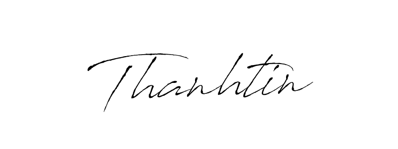 Thanhtin stylish signature style. Best Handwritten Sign (Antro_Vectra) for my name. Handwritten Signature Collection Ideas for my name Thanhtin. Thanhtin signature style 6 images and pictures png