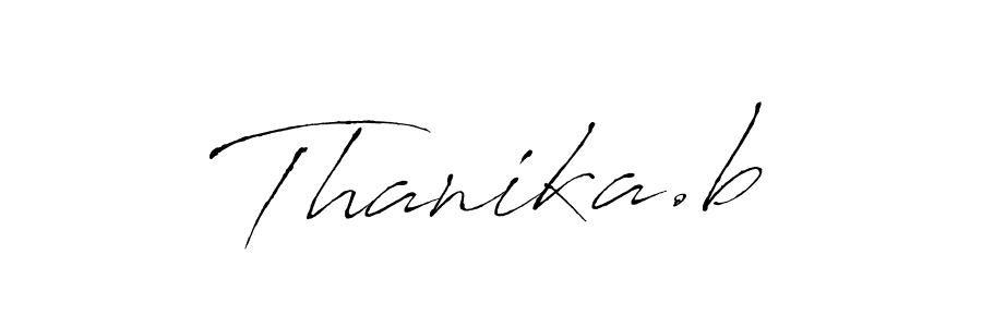 It looks lik you need a new signature style for name Thanika.b. Design unique handwritten (Antro_Vectra) signature with our free signature maker in just a few clicks. Thanika.b signature style 6 images and pictures png