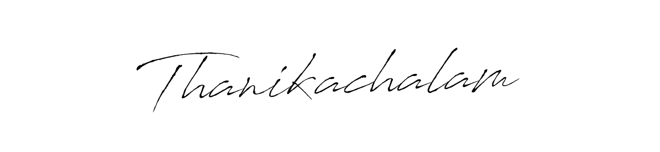 How to make Thanikachalam name signature. Use Antro_Vectra style for creating short signs online. This is the latest handwritten sign. Thanikachalam signature style 6 images and pictures png