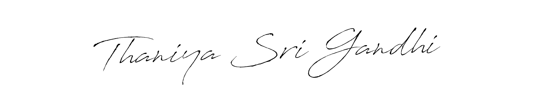 Make a short Thaniya Sri Gandhi signature style. Manage your documents anywhere anytime using Antro_Vectra. Create and add eSignatures, submit forms, share and send files easily. Thaniya Sri Gandhi signature style 6 images and pictures png