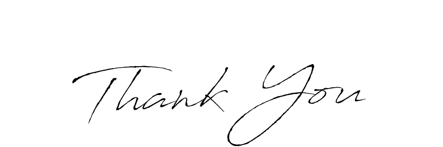 Create a beautiful signature design for name Thank You. With this signature (Antro_Vectra) fonts, you can make a handwritten signature for free. Thank You signature style 6 images and pictures png