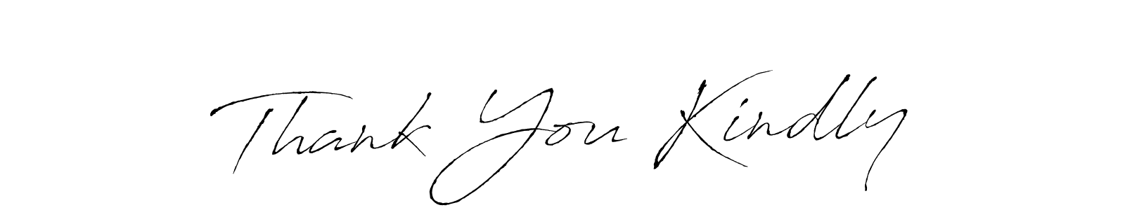 Thank You Kindly stylish signature style. Best Handwritten Sign (Antro_Vectra) for my name. Handwritten Signature Collection Ideas for my name Thank You Kindly. Thank You Kindly signature style 6 images and pictures png