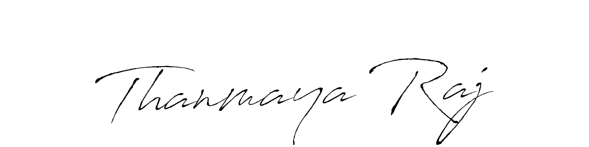 Design your own signature with our free online signature maker. With this signature software, you can create a handwritten (Antro_Vectra) signature for name Thanmaya Raj. Thanmaya Raj signature style 6 images and pictures png