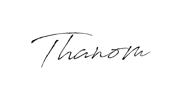 Once you've used our free online signature maker to create your best signature Antro_Vectra style, it's time to enjoy all of the benefits that Thanom name signing documents. Thanom signature style 6 images and pictures png