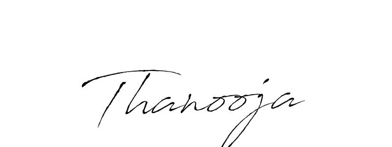 Thanooja stylish signature style. Best Handwritten Sign (Antro_Vectra) for my name. Handwritten Signature Collection Ideas for my name Thanooja. Thanooja signature style 6 images and pictures png