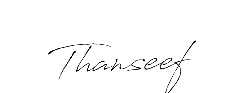 It looks lik you need a new signature style for name Thanseef. Design unique handwritten (Antro_Vectra) signature with our free signature maker in just a few clicks. Thanseef signature style 6 images and pictures png