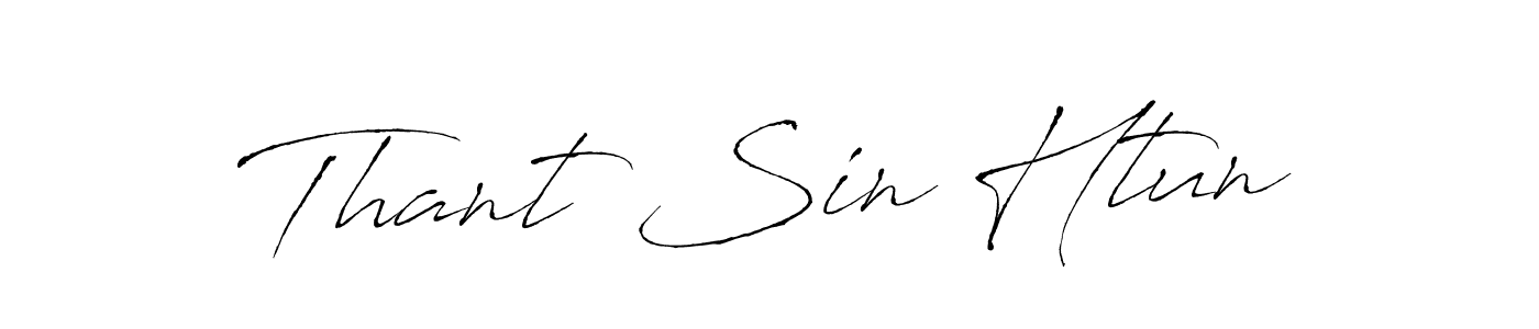 The best way (Antro_Vectra) to make a short signature is to pick only two or three words in your name. The name Thant Sin Htun include a total of six letters. For converting this name. Thant Sin Htun signature style 6 images and pictures png