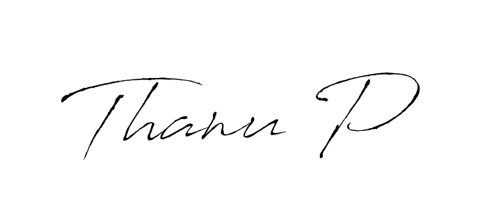 You should practise on your own different ways (Antro_Vectra) to write your name (Thanu P) in signature. don't let someone else do it for you. Thanu P signature style 6 images and pictures png