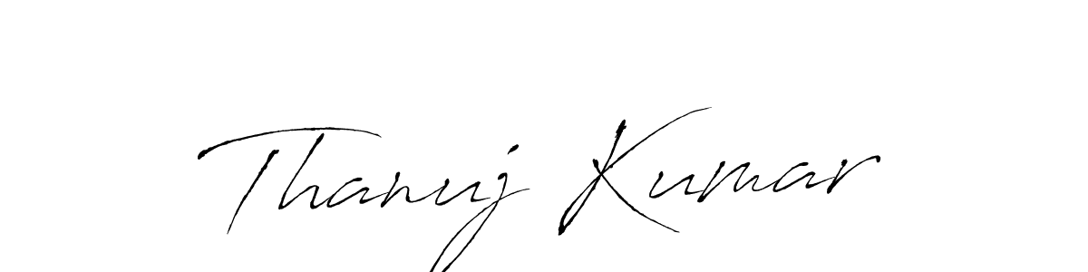 Make a beautiful signature design for name Thanuj Kumar. Use this online signature maker to create a handwritten signature for free. Thanuj Kumar signature style 6 images and pictures png