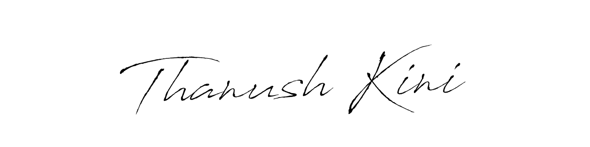 Also You can easily find your signature by using the search form. We will create Thanush Kini name handwritten signature images for you free of cost using Antro_Vectra sign style. Thanush Kini signature style 6 images and pictures png