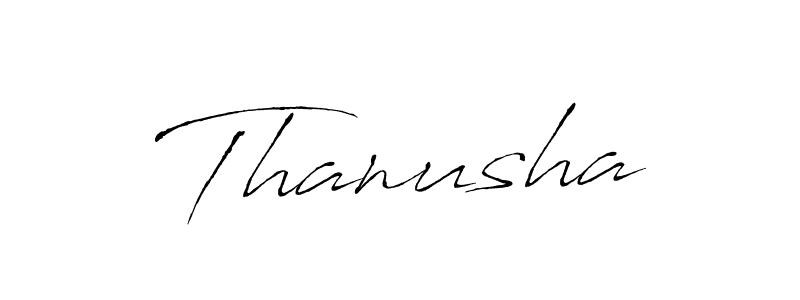 Thanusha stylish signature style. Best Handwritten Sign (Antro_Vectra) for my name. Handwritten Signature Collection Ideas for my name Thanusha. Thanusha signature style 6 images and pictures png