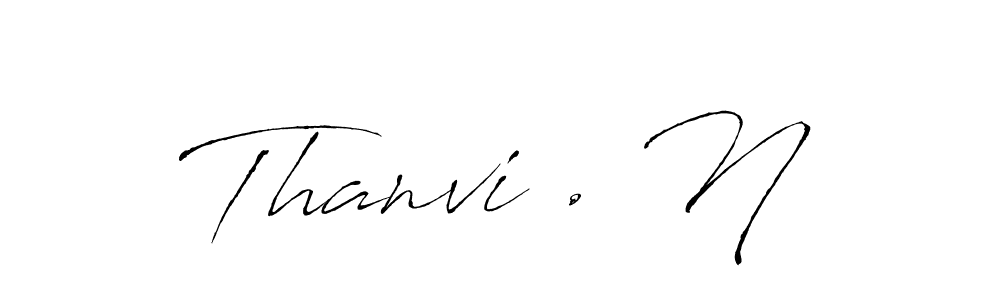 How to Draw Thanvi . N signature style? Antro_Vectra is a latest design signature styles for name Thanvi . N. Thanvi . N signature style 6 images and pictures png