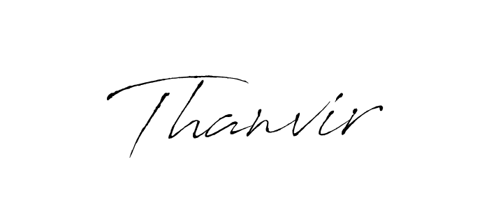 Thanvir stylish signature style. Best Handwritten Sign (Antro_Vectra) for my name. Handwritten Signature Collection Ideas for my name Thanvir. Thanvir signature style 6 images and pictures png