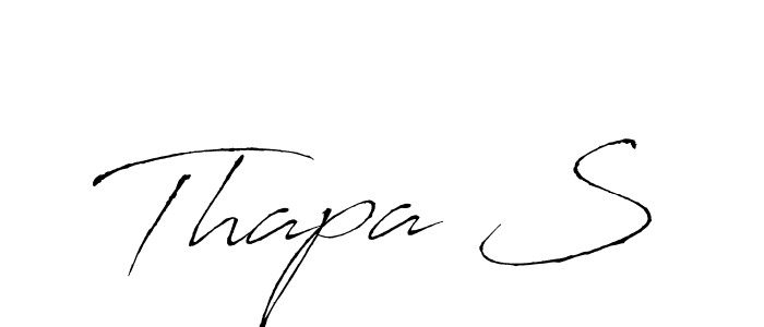 You should practise on your own different ways (Antro_Vectra) to write your name (Thapa S) in signature. don't let someone else do it for you. Thapa S signature style 6 images and pictures png