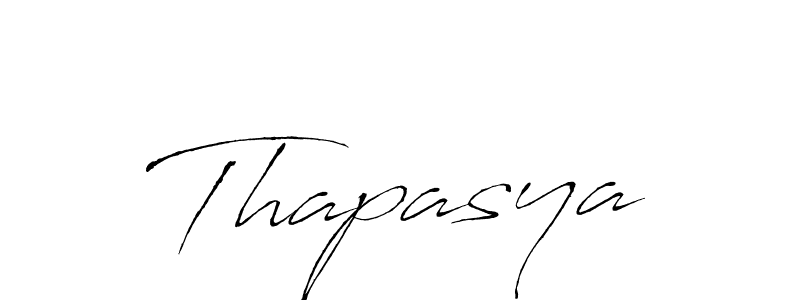 Use a signature maker to create a handwritten signature online. With this signature software, you can design (Antro_Vectra) your own signature for name Thapasya. Thapasya signature style 6 images and pictures png