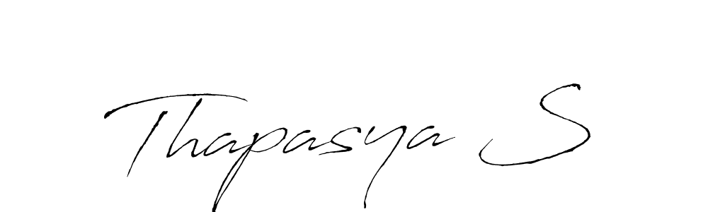 You should practise on your own different ways (Antro_Vectra) to write your name (Thapasya S) in signature. don't let someone else do it for you. Thapasya S signature style 6 images and pictures png