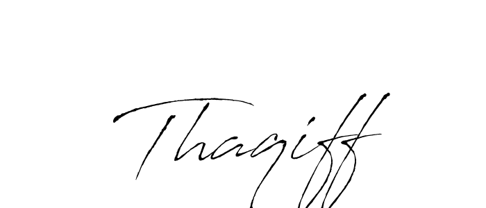 You should practise on your own different ways (Antro_Vectra) to write your name (Thaqiff) in signature. don't let someone else do it for you. Thaqiff signature style 6 images and pictures png
