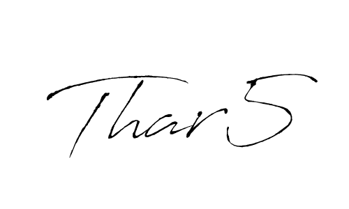 Create a beautiful signature design for name Thar5. With this signature (Antro_Vectra) fonts, you can make a handwritten signature for free. Thar5 signature style 6 images and pictures png