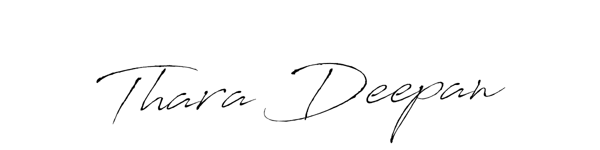 Also we have Thara Deepan name is the best signature style. Create professional handwritten signature collection using Antro_Vectra autograph style. Thara Deepan signature style 6 images and pictures png