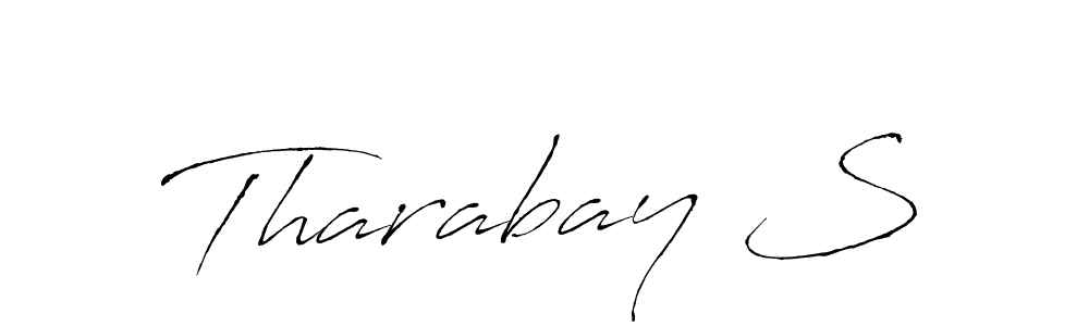 This is the best signature style for the Tharabay S name. Also you like these signature font (Antro_Vectra). Mix name signature. Tharabay S signature style 6 images and pictures png