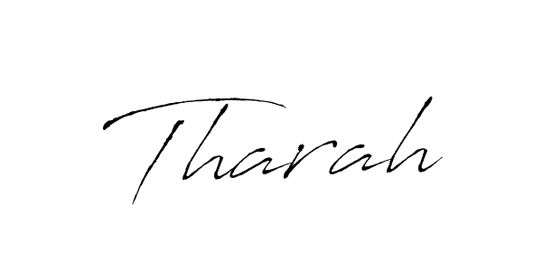Make a beautiful signature design for name Tharah. With this signature (Antro_Vectra) style, you can create a handwritten signature for free. Tharah signature style 6 images and pictures png