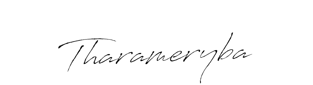 Also You can easily find your signature by using the search form. We will create Tharameryba name handwritten signature images for you free of cost using Antro_Vectra sign style. Tharameryba signature style 6 images and pictures png