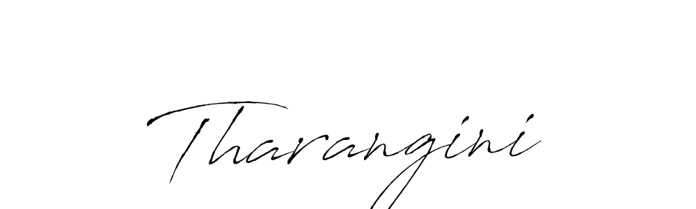 Create a beautiful signature design for name Tharangini. With this signature (Antro_Vectra) fonts, you can make a handwritten signature for free. Tharangini signature style 6 images and pictures png