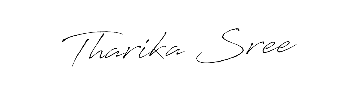 Tharika Sree stylish signature style. Best Handwritten Sign (Antro_Vectra) for my name. Handwritten Signature Collection Ideas for my name Tharika Sree. Tharika Sree signature style 6 images and pictures png