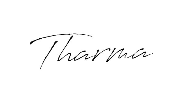 Design your own signature with our free online signature maker. With this signature software, you can create a handwritten (Antro_Vectra) signature for name Tharma. Tharma signature style 6 images and pictures png