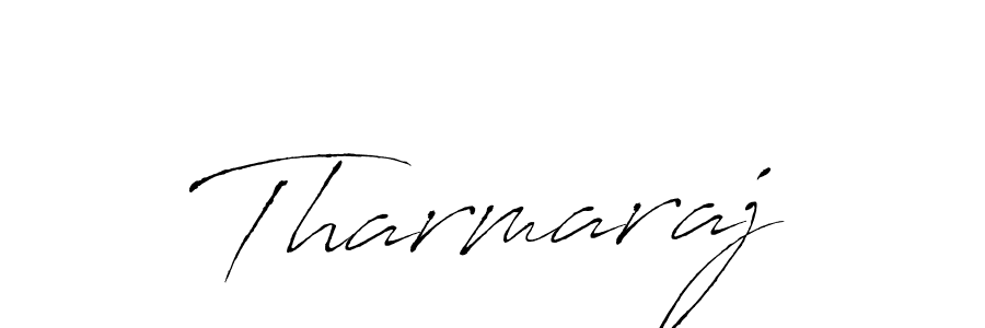 How to make Tharmaraj signature? Antro_Vectra is a professional autograph style. Create handwritten signature for Tharmaraj name. Tharmaraj signature style 6 images and pictures png