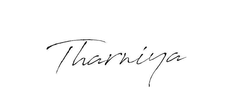 The best way (Antro_Vectra) to make a short signature is to pick only two or three words in your name. The name Tharniya include a total of six letters. For converting this name. Tharniya signature style 6 images and pictures png