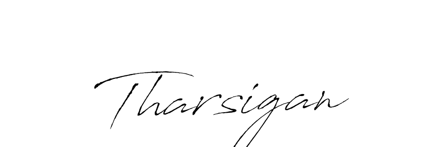How to make Tharsigan signature? Antro_Vectra is a professional autograph style. Create handwritten signature for Tharsigan name. Tharsigan signature style 6 images and pictures png