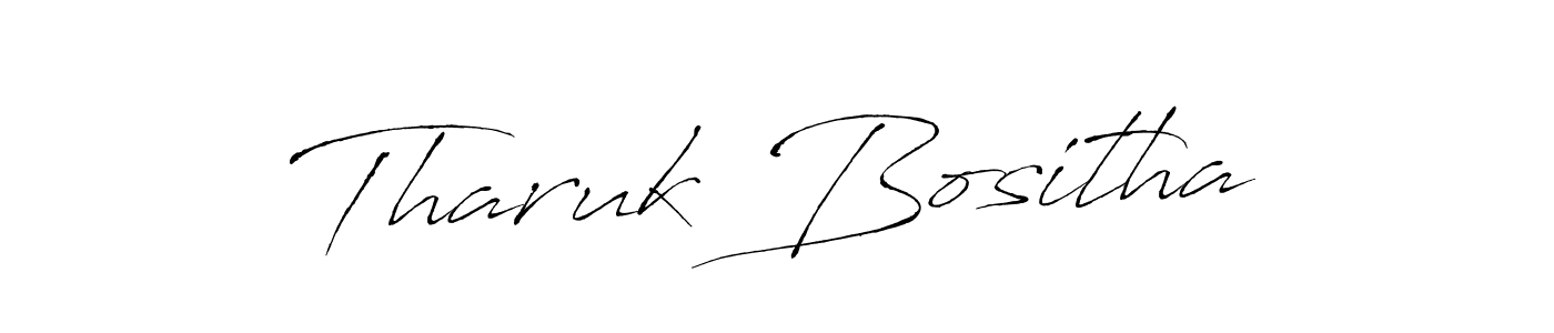 Antro_Vectra is a professional signature style that is perfect for those who want to add a touch of class to their signature. It is also a great choice for those who want to make their signature more unique. Get Tharuk Bositha name to fancy signature for free. Tharuk Bositha signature style 6 images and pictures png