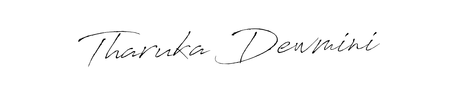 The best way (Antro_Vectra) to make a short signature is to pick only two or three words in your name. The name Tharuka Dewmini include a total of six letters. For converting this name. Tharuka Dewmini signature style 6 images and pictures png