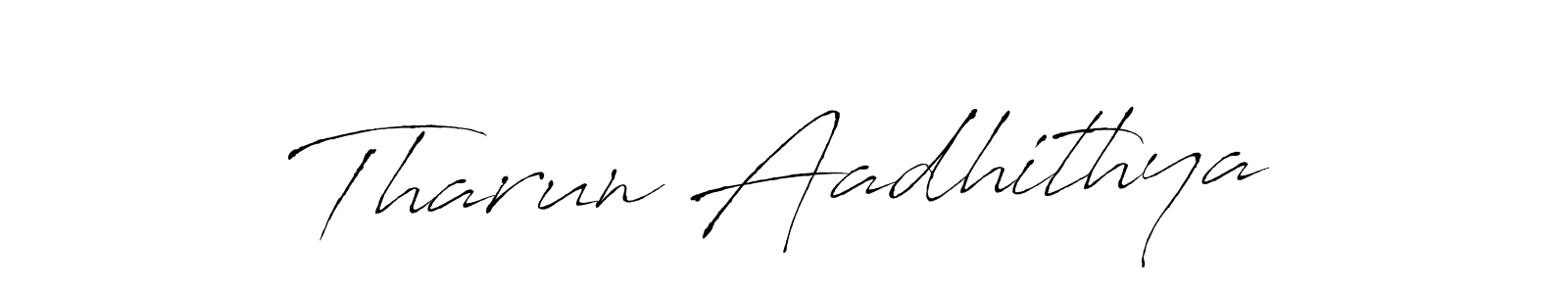 Similarly Antro_Vectra is the best handwritten signature design. Signature creator online .You can use it as an online autograph creator for name Tharun Aadhithya. Tharun Aadhithya signature style 6 images and pictures png