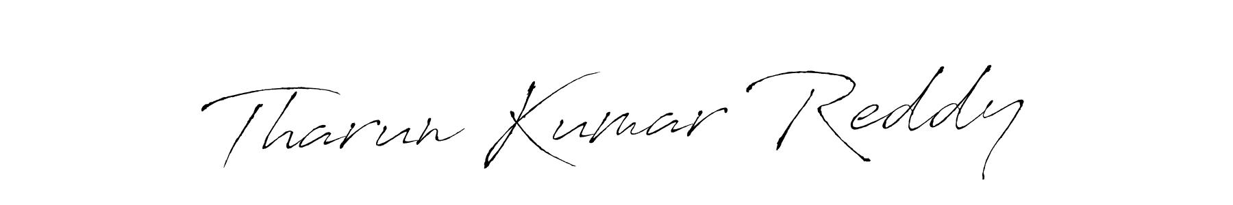 Make a beautiful signature design for name Tharun Kumar Reddy. With this signature (Antro_Vectra) style, you can create a handwritten signature for free. Tharun Kumar Reddy signature style 6 images and pictures png