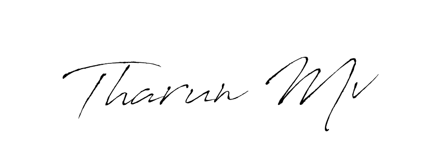 Make a beautiful signature design for name Tharun Mv. Use this online signature maker to create a handwritten signature for free. Tharun Mv signature style 6 images and pictures png