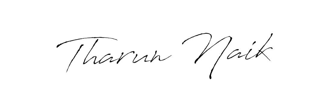 Use a signature maker to create a handwritten signature online. With this signature software, you can design (Antro_Vectra) your own signature for name Tharun Naik. Tharun Naik signature style 6 images and pictures png
