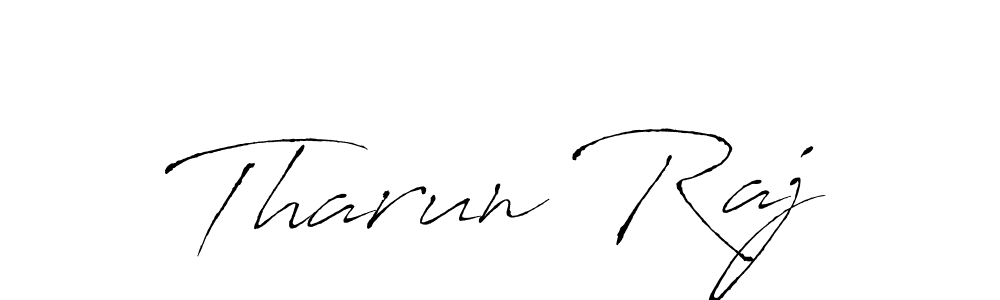 Similarly Antro_Vectra is the best handwritten signature design. Signature creator online .You can use it as an online autograph creator for name Tharun Raj. Tharun Raj signature style 6 images and pictures png