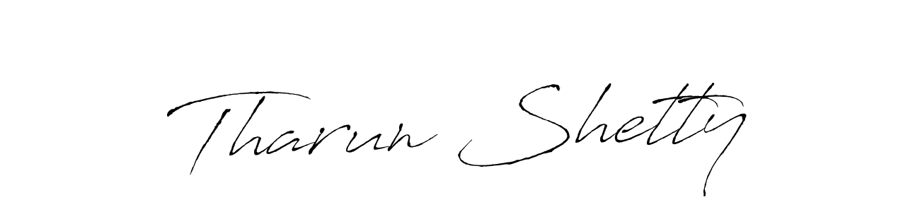The best way (Antro_Vectra) to make a short signature is to pick only two or three words in your name. The name Tharun Shetty include a total of six letters. For converting this name. Tharun Shetty signature style 6 images and pictures png