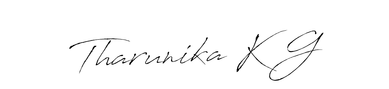 Make a short Tharunika K G signature style. Manage your documents anywhere anytime using Antro_Vectra. Create and add eSignatures, submit forms, share and send files easily. Tharunika K G signature style 6 images and pictures png