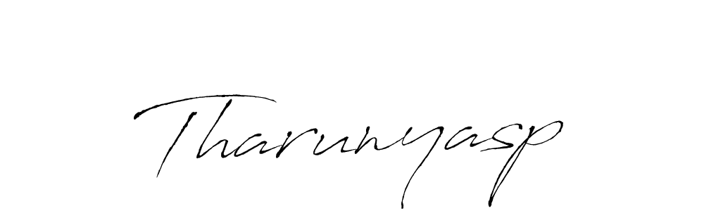 Create a beautiful signature design for name Tharunyasp. With this signature (Antro_Vectra) fonts, you can make a handwritten signature for free. Tharunyasp signature style 6 images and pictures png