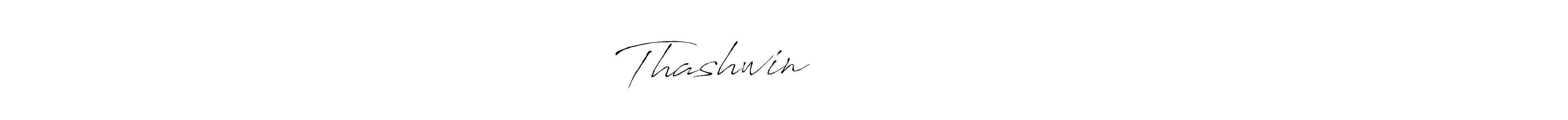 Design your own signature with our free online signature maker. With this signature software, you can create a handwritten (Antro_Vectra) signature for name Thashwin சரவணகுமார். Thashwin சரவணகுமார் signature style 6 images and pictures png