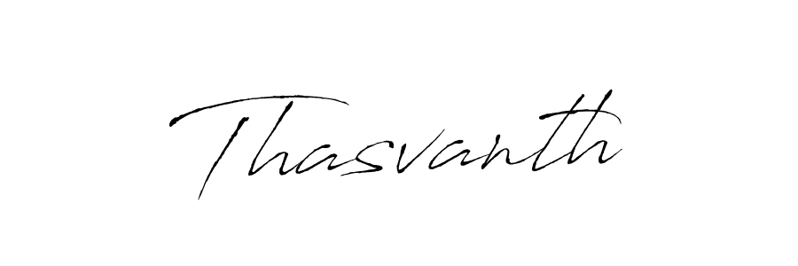 Design your own signature with our free online signature maker. With this signature software, you can create a handwritten (Antro_Vectra) signature for name Thasvanth. Thasvanth signature style 6 images and pictures png