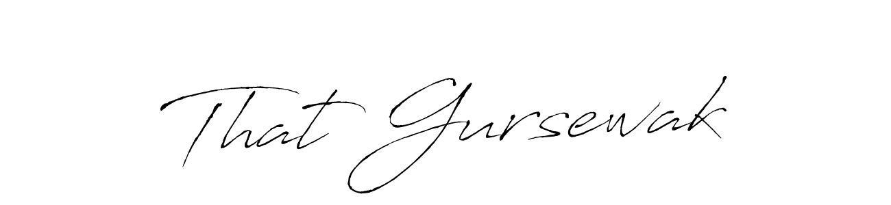 Design your own signature with our free online signature maker. With this signature software, you can create a handwritten (Antro_Vectra) signature for name That Gursewak. That Gursewak signature style 6 images and pictures png