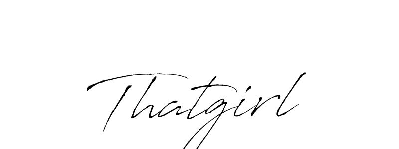 Also You can easily find your signature by using the search form. We will create Thatgirl name handwritten signature images for you free of cost using Antro_Vectra sign style. Thatgirl signature style 6 images and pictures png