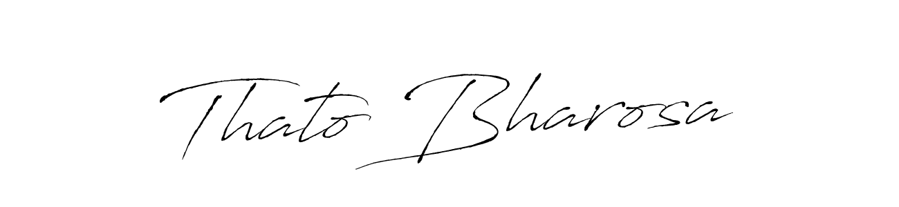 Once you've used our free online signature maker to create your best signature Antro_Vectra style, it's time to enjoy all of the benefits that Thato Bharosa name signing documents. Thato Bharosa signature style 6 images and pictures png
