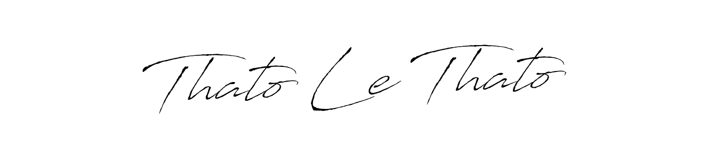 How to make Thato Le Thato name signature. Use Antro_Vectra style for creating short signs online. This is the latest handwritten sign. Thato Le Thato signature style 6 images and pictures png