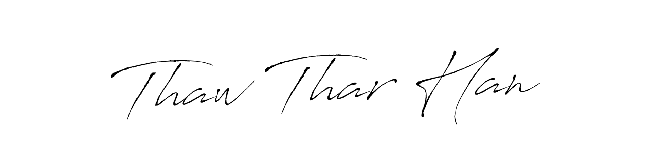 Use a signature maker to create a handwritten signature online. With this signature software, you can design (Antro_Vectra) your own signature for name Thaw Thar Han. Thaw Thar Han signature style 6 images and pictures png